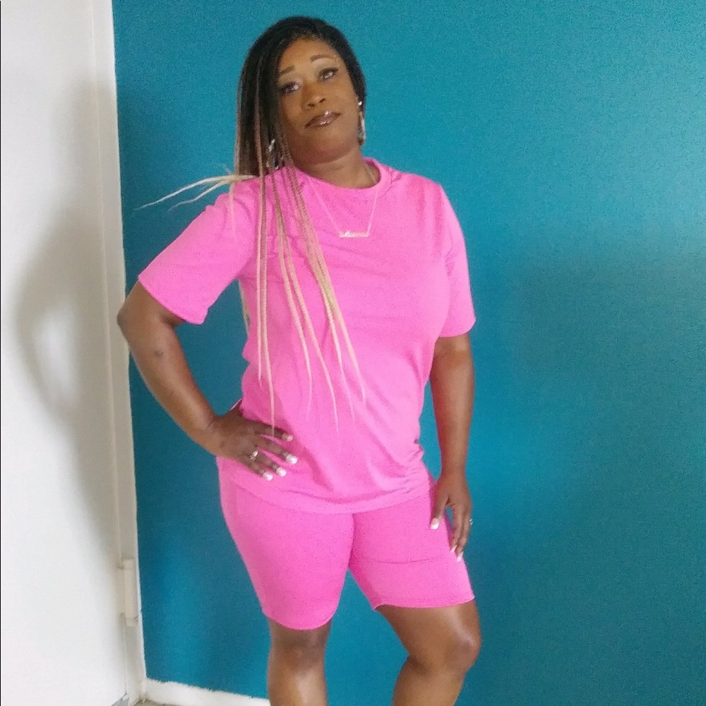 Biker short set